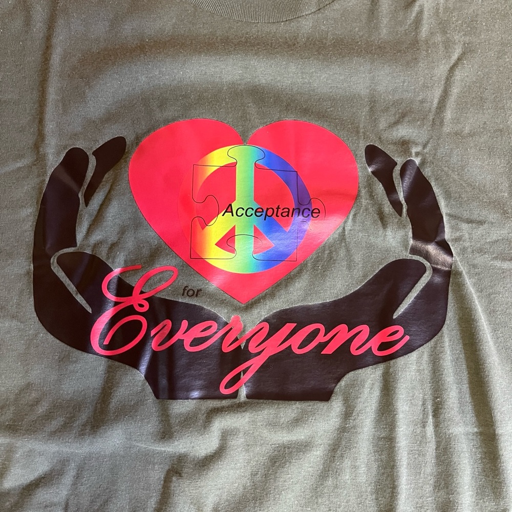 NEW Acceptance for Everyone Short Sleeve Tee